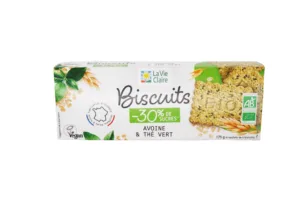 Biscuits thé vert bio