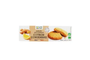 Sablés citron gingembre bio