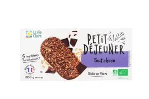 Biscuits petit dejeuner tout chocolat bio