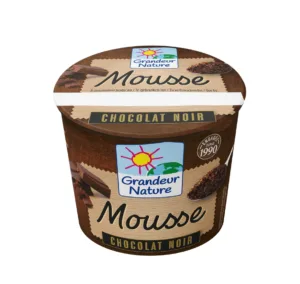 Mousse au chocolat bio