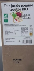 Pur jus de pomme trouble bio