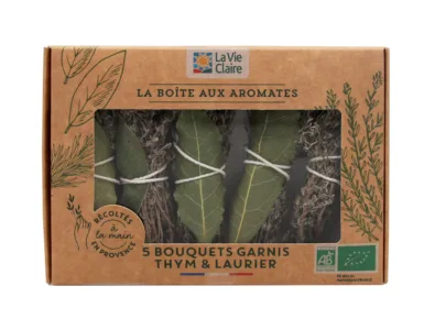 Bouquets garnis de thym et laurier bio