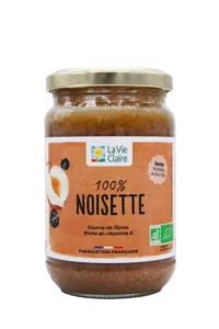 Purée de noisettes bio