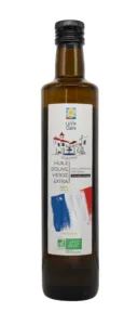 Huile d'olive vierge extra origine France issue de l'Agriculture Biologique