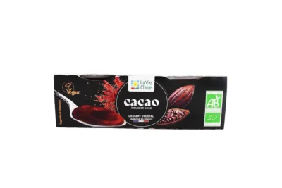 Crème dessert végétale au cacao bio