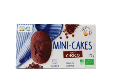 Mini cake tout chocolat bio