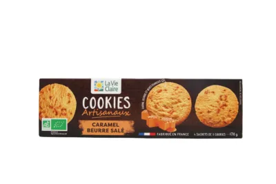 Cookie caramel beurre salé bio