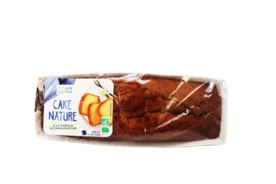 Cake nature à la vanille de Madagascar