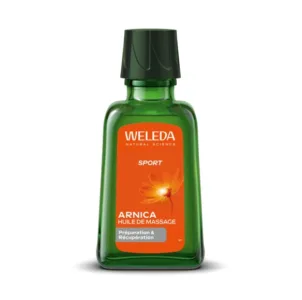 Huile de massage à l'arnica en pompe