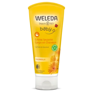Crème lavante corps et cheveux bébé