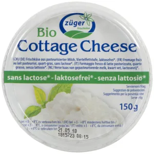 Cottage cheese sans lactose bio