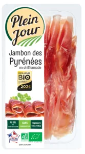 Jambon des pyrénées en chiffonnade bio