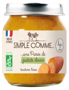 Purée de patate douce bio