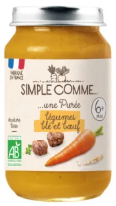 Légumes blé buf bio