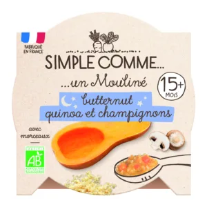 Butternut quinoa champignon bio