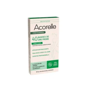Bandes de cire froide pour le corps x40