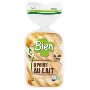 8 Pains au lait issus de l'agriculture biologique bio