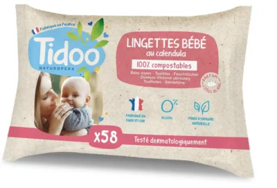 Lingettes bébé x58