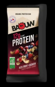 Barre protéinée fruits rouges-cajou bio