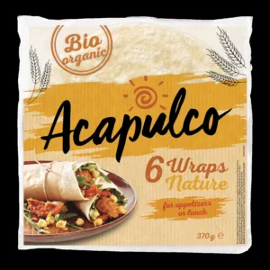 Tortillas wrap 25cm x6 acapulco bio