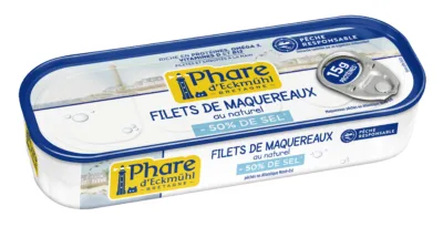 Filets de maquereaux au naturel réduits en sel