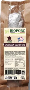 Saucisson sec nature bio