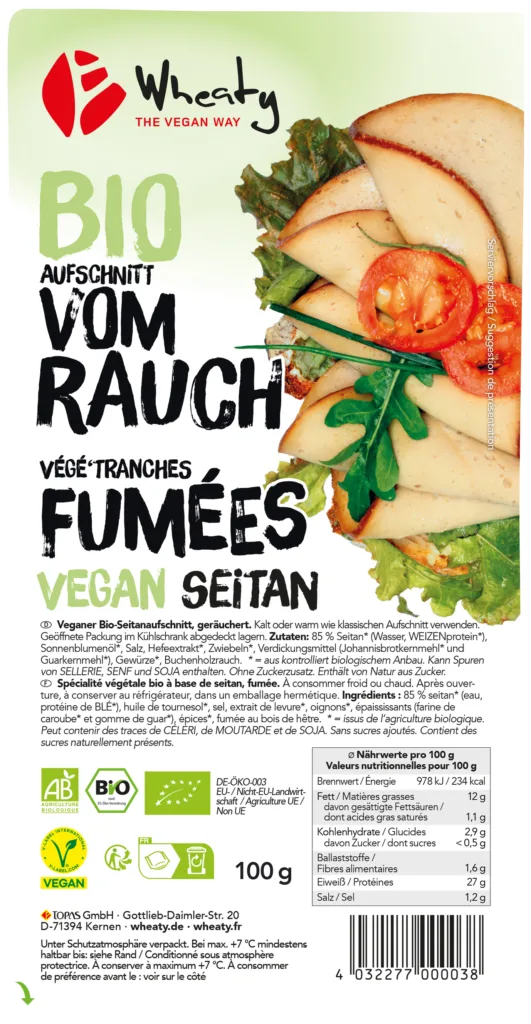 Végé'tranches fumées bio