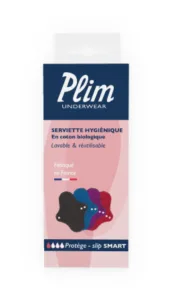 Protège Slip noir lavable noir