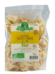 Ruban aux oeufs bio
