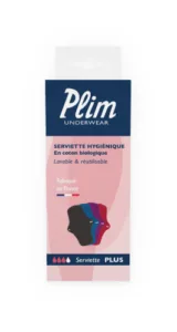 Serviette menstruelle plus