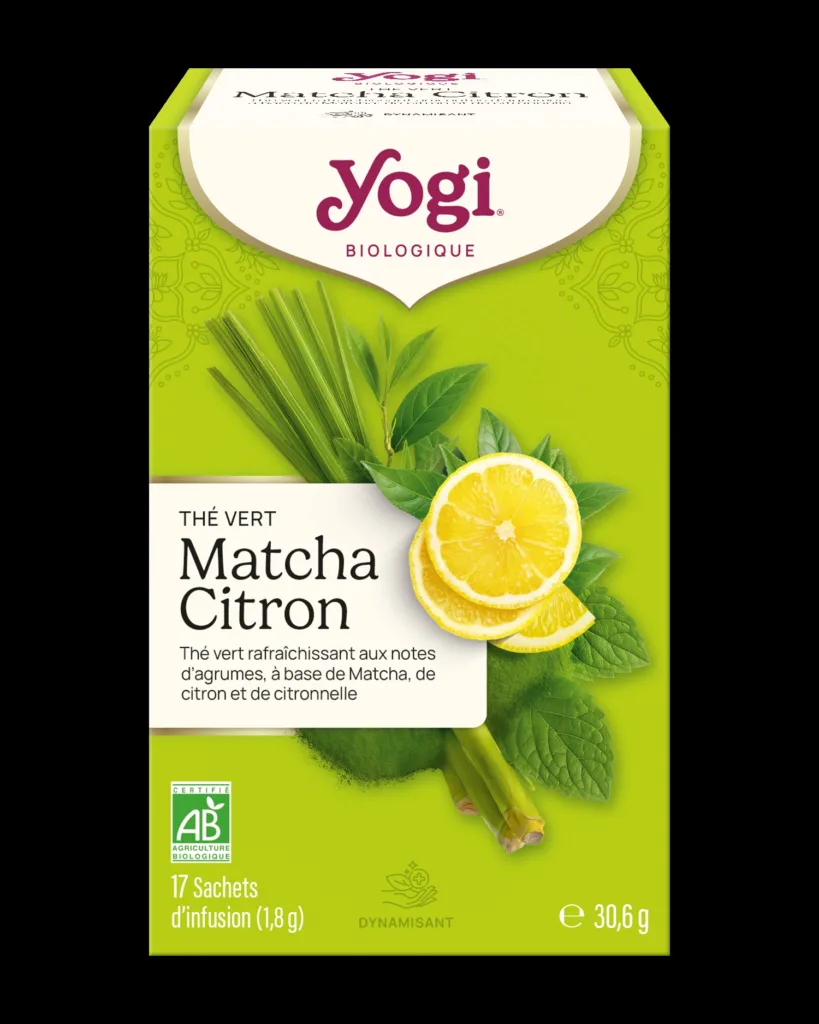 Yogi Tea the vert matcha citron bio