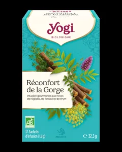 Yogi Tea réconfort de la gorge bio