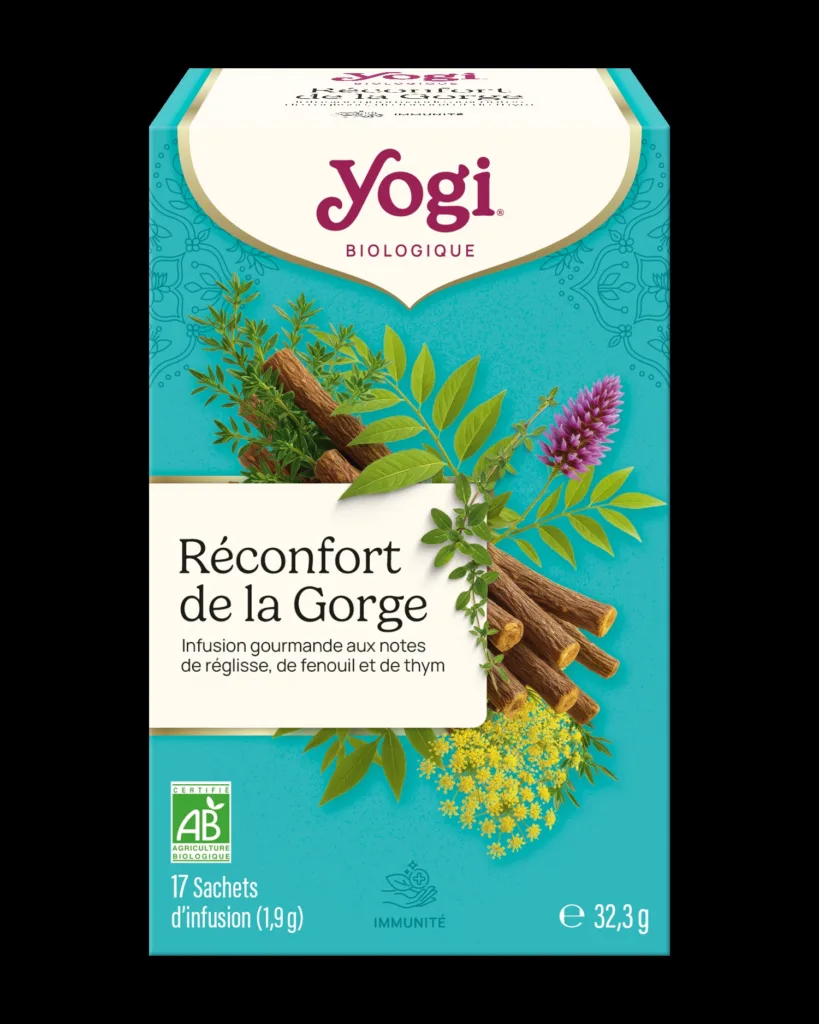 Yogi Tea réconfort de la gorge bio