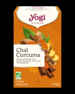 Yogi Tea chai curcuma bio