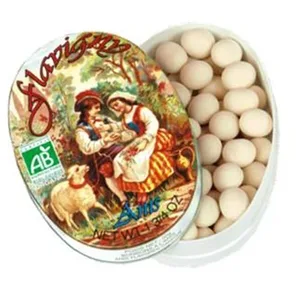 Bonbons anis boîte ovale bio