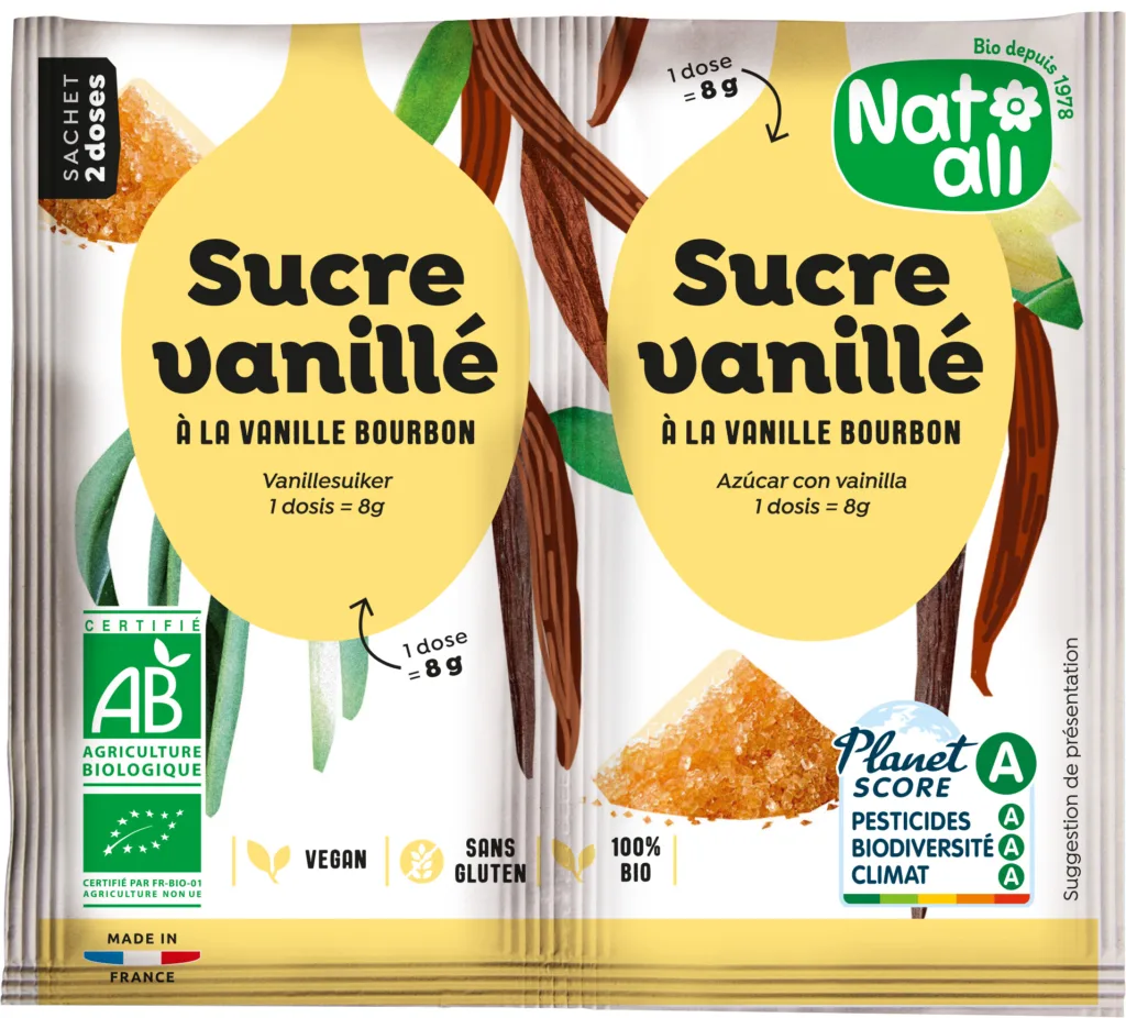 Sucre vanille x2 bio
