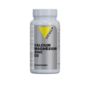 Calcium magnésium zinc vit D3 90 comprimés
