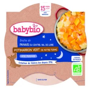 Gratin panais potimarron bio