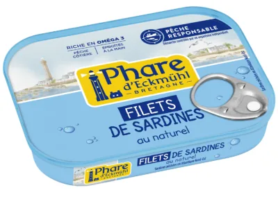 Filets de sardines au naturel
