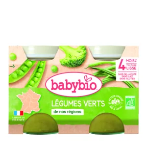 Pot légumes verts 2 x 130 g bio