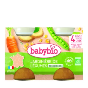 Pot jardinière légumes 2 x 130 g bio