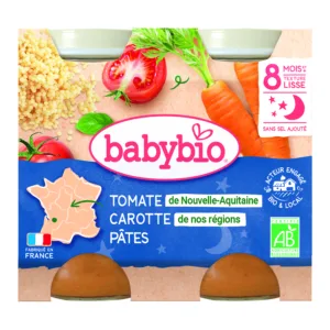 Légume pâtes 2 x 200 g bio