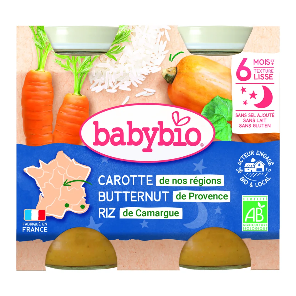 Carotte courge 2 x 200 g bio