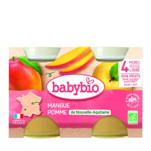 Pot mangue pomme 2 x 130 g bio