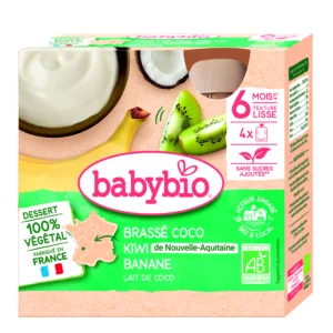 Gourde coco kiwi banane 4 x 85 g bio
