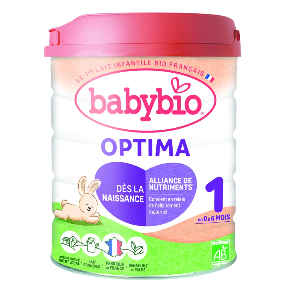 Lait en poudre Optima 1 bio