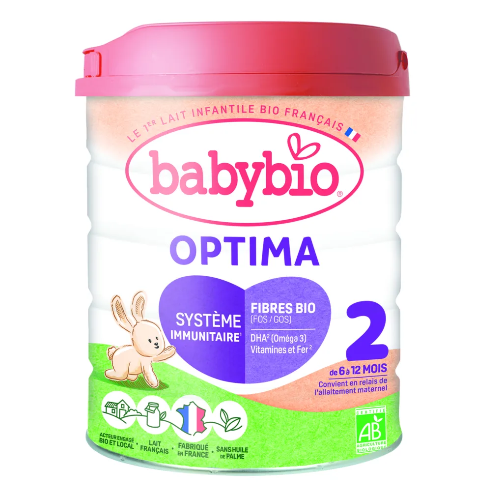 Lait en poudre Optima 2 bio