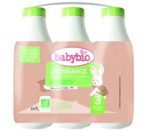 Lait croissance 1 l bio