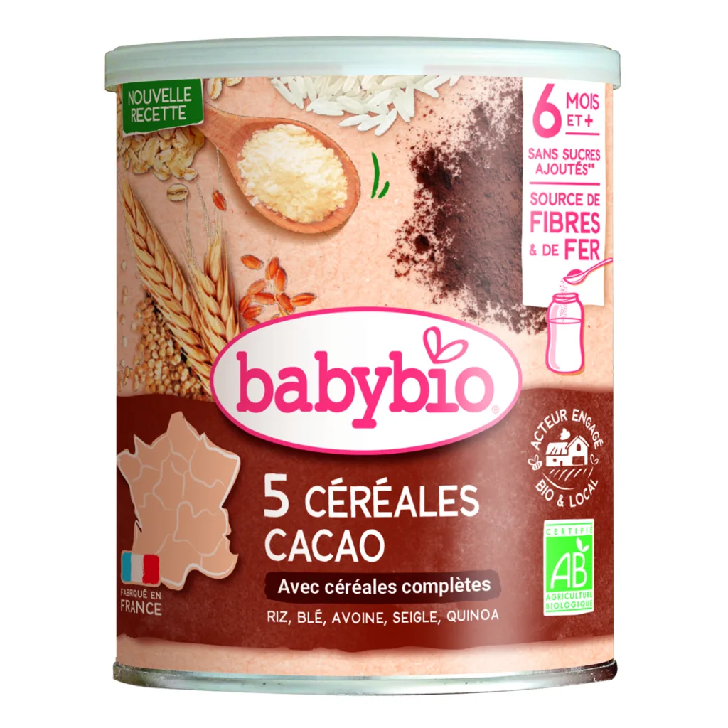 5 Céréales cacao bio
