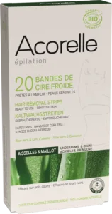 Bandes de cire pour les aisselles et le maillot x20